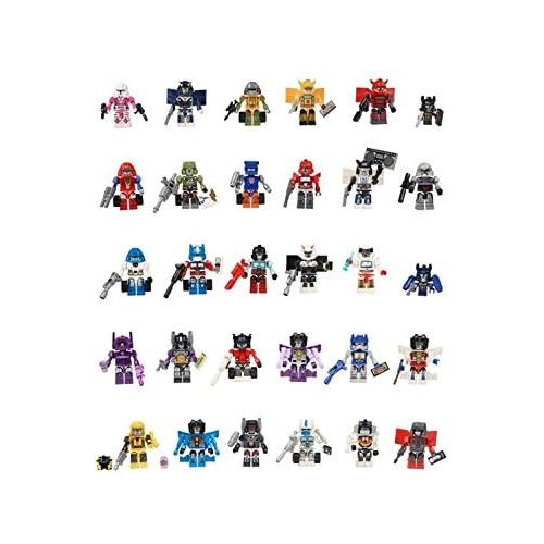 해즈브로 Hasbro Kre-O Transformers Cybertron Class of 84 Micro Changers Minifigure Set Includes 30 Kreons (2014 SDCC Exclusive)