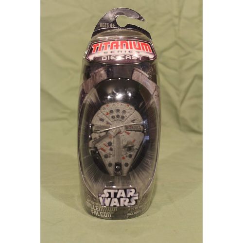 해즈브로 Hasbro Titanium Series Star Wars 3INCH Vehicles - Battle RAVAGED M.Falcon