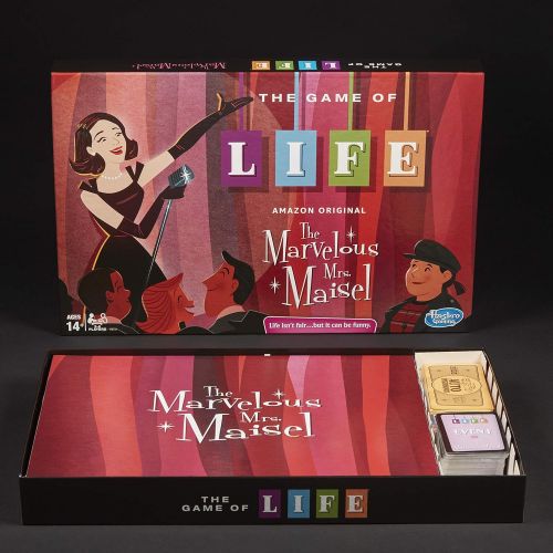 해즈브로 Hasbro Gaming The Game of Life: The Marvelous Mrs. Maisel Edition Board Game; Inspired by The Amazon Original Prime Video Series (Amazon Exclusive)