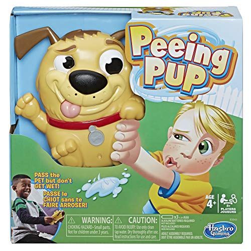 해즈브로 Hasbro Gaming Peeing Pup Game Fun Interactive Game for Kids Ages 4 & Up