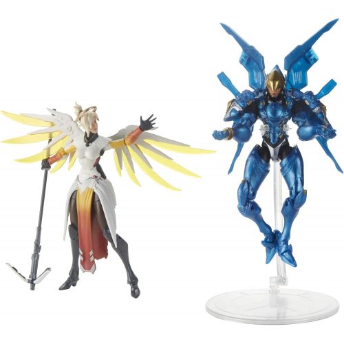 해즈브로 Hasbro Overwatch Ultimates Series Pharah and Mercy Dual Pack 6-Inch-Scale Collectible Action Figures with Accessories  Blizzard Video Game Characters