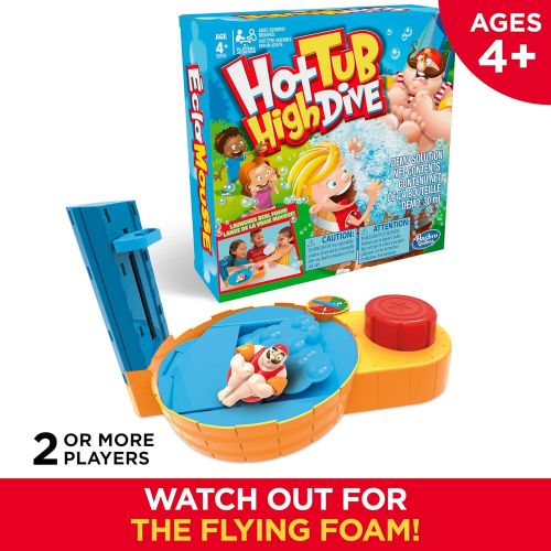해즈브로 Hasbro Gaming Hot Tub High Dive Game With Bubbles For Kids Board Game For Boys and Girls Ages 4 and Up E1919