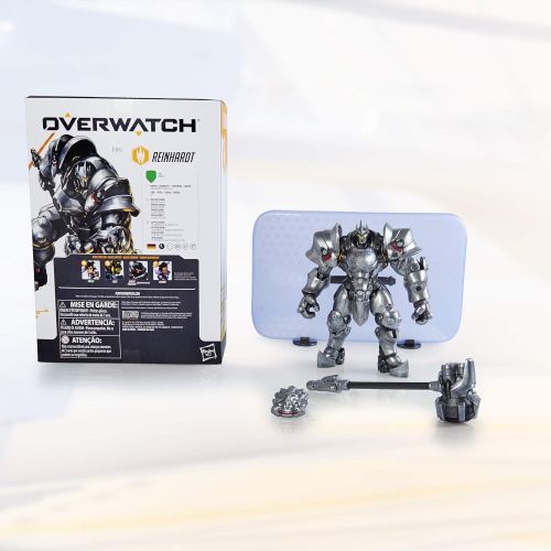 해즈브로 Hasbro Overwatch Ultimates Series Reinhardt 6 Collectible Action Figure, Brown