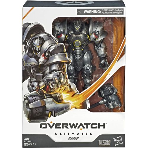 해즈브로 Hasbro Overwatch Ultimates Series Reinhardt 6 Collectible Action Figure, Brown