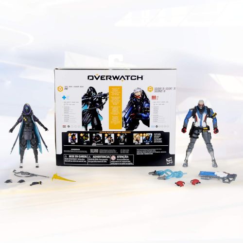 해즈브로 Hasbro Overwatch Ultimates Series Soldier: 76 & Shrike (Ana) Skin Dual Pack 6 Collectible Action Figures