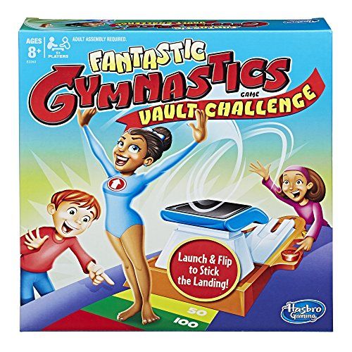 해즈브로 Hasbro Gaming Fantastic Gymnastics Vault Challenge Game Gymnast Toy For Girls & Boys Ages 8+