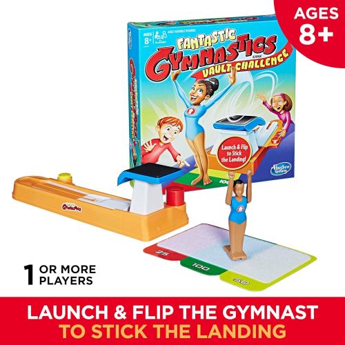 해즈브로 Hasbro Gaming Fantastic Gymnastics Vault Challenge Game Gymnast Toy For Girls & Boys Ages 8+