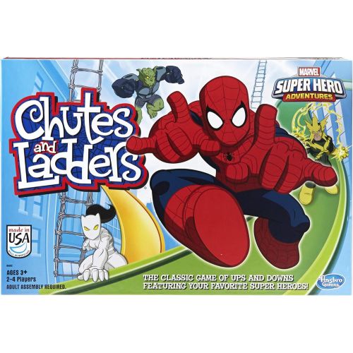 해즈브로 Hasbro Gaming Marvel Spider-Man Web Warriors Chutes & Ladders Game