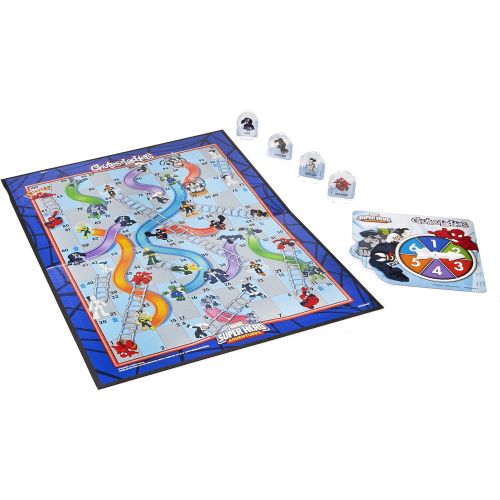 해즈브로 Hasbro Gaming Marvel Spider-Man Web Warriors Chutes & Ladders Game