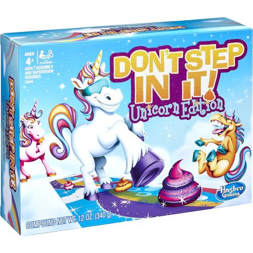 해즈브로 Hasbro Gaming Don’t Step In It Game, Unicorn Edition (Amazon Exclusive)