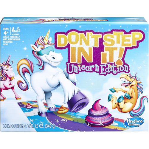 해즈브로 Hasbro Gaming Don’t Step In It Game, Unicorn Edition (Amazon Exclusive)