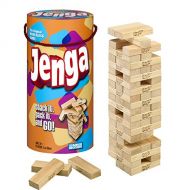 Hasbro Gaming Jenga Game Wooden Blocks Stacking Tumbling Tower Kids Game Ages 6 and Up (Amazon Exclusive)