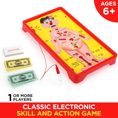 해즈브로 Hasbro Gaming Operation Electronic Board Game With Cards Kids Skill Game Ages 6 and Up (Amazon Exclusive)