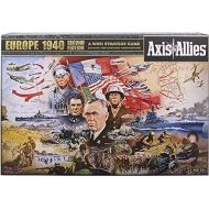 Hasbro Gaming Avalon Hill Axis & Allies Europe 1940 Second Edition WWII Strategy Board Game, with Extra Large Gameboard, Ages 12 and Up, 2-6 Players , Brown