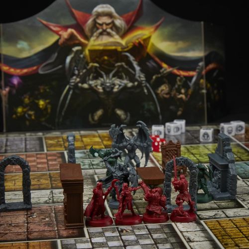 해즈브로 Hasbro Gaming Avalon Hill HeroQuest Game System Tabletop Board Game, Immersive Fantasy Dungeon Crawler Adventure Game for Ages 14 and Up, 2-5 Players