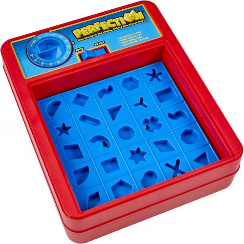 해즈브로 Hasbro Gaming Perfection Game Plus 2-Player Duel Mode Popping Shapes and Pieces Ages 5 and Up (Amazon Exclusive)