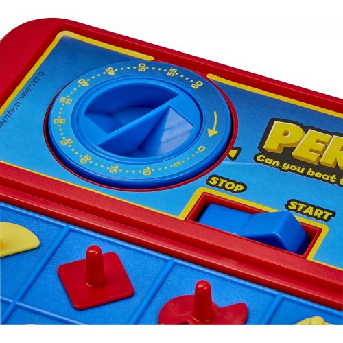 해즈브로 Hasbro Gaming Perfection Game Plus 2-Player Duel Mode Popping Shapes and Pieces Ages 5 and Up (Amazon Exclusive)