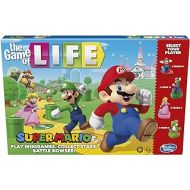 Hasbro Gaming The Game of Life: Super Mario Edition Board Game for Kids Ages 8 and Up, Play Minigames, Collect Stars, Battle Bowser