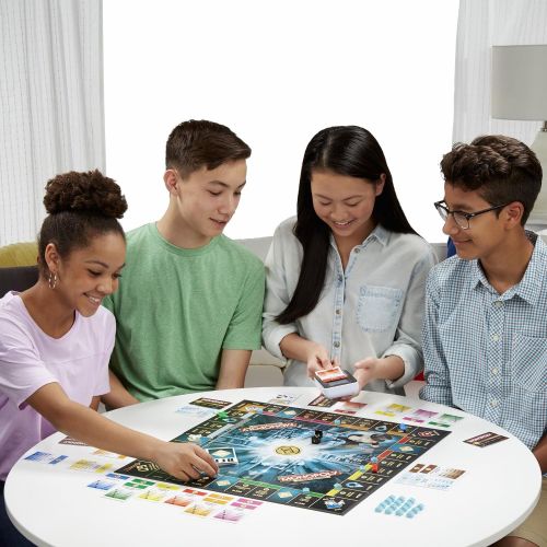 해즈브로 Hasbro Gaming Monopoly Game: Ultimate Banking Edition Board Game, Electronic Banking Unit, Game for Families and Kids Ages 8 and Up (Amazon Exclusive)