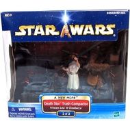 Hasbro Leia and Chewbacca Death Star Trash Compactor A New Hope Star Wars Diorama #2