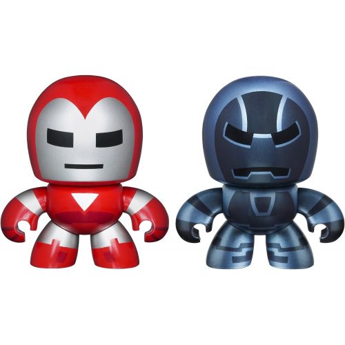 해즈브로 Hasbro Marvel Avengers Mini Mighty Muggs 2 pack Silver Centurion vs. Iron Monger