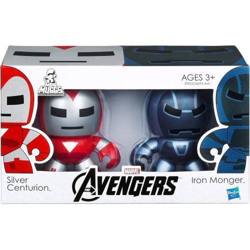 해즈브로 Hasbro Marvel Avengers Mini Mighty Muggs 2 pack Silver Centurion vs. Iron Monger