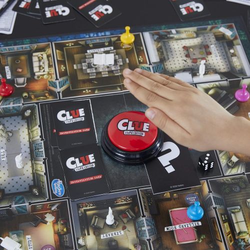 해즈브로 Hasbro Gaming Clue Liars Edition Board Game; Murder Mystery Game for Kids 8 and Up; Expose Dishonest Detectives with The Liar Button