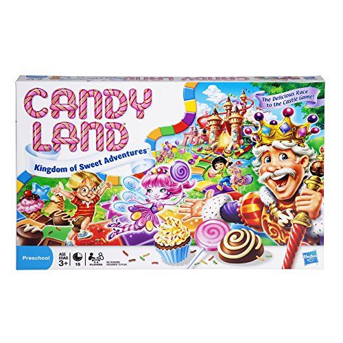 해즈브로 Hasbro Gaming Candy Land Kingdom Of Sweet Adventures Board Game For Kids Ages 3 & Up (Amazon Exclusive), Red