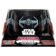 Hasbro Star Wars Titanium Series Die-Cast Darth Vaders Tie Advanced Starfighter