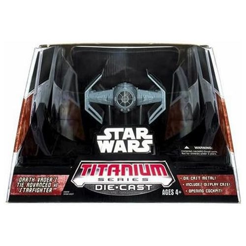 해즈브로 Hasbro Star Wars Titanium Series Die-Cast Darth Vaders Tie Advanced Starfighter