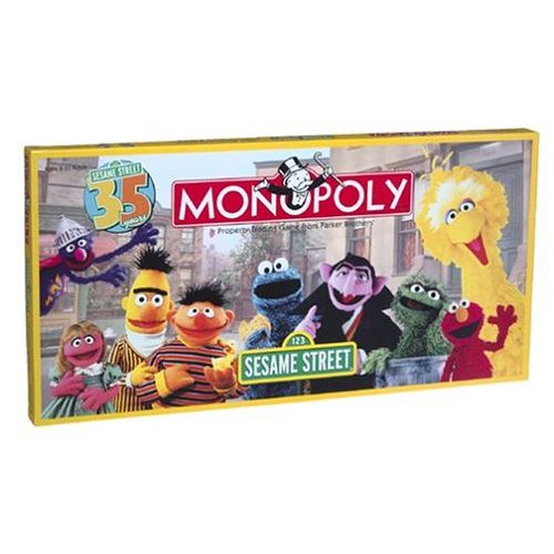 해즈브로 Hasbro Sesame Street 35th Anniversary Edition Monopoly