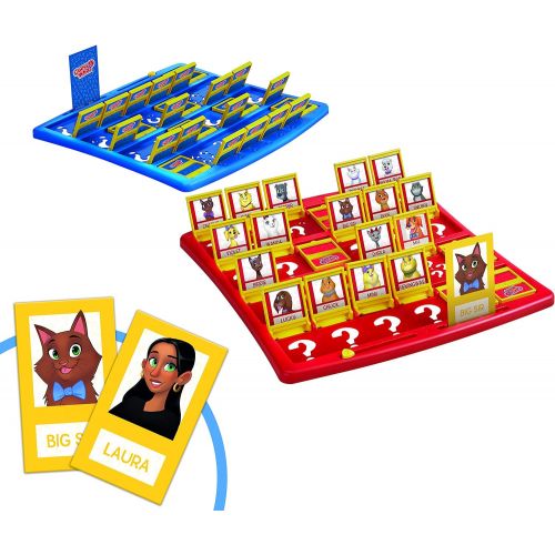 해즈브로 Hasbro Gaming Guess Who? Board Game with People and Pets, The Original Guessing Game for Kids Ages 6 and Up, Includes People Cards and Pets Cards (Amazon Exclusive)