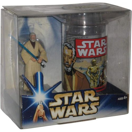 해즈브로 Hasbro Star Wars A New Hope OBI Wan Kenobi Collectible Figure and Cup