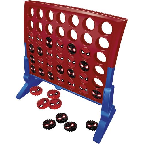 해즈브로 Hasbro Gaming Connect 4 Game: Marvel Spider-Man Edition, Connect 4 Gameplay, Strategy Game for 2 Players, Fun Board Game for Kids Ages 6 and Up (Amazon Exclusive)