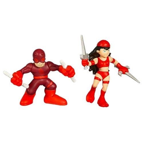 해즈브로 Hasbro Marvel Super Hero Squad - Daredevil and Elektra