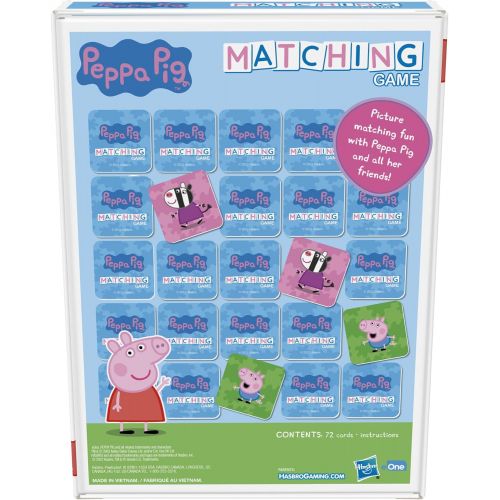 해즈브로 Hasbro Gaming Peppa Pig Matching Game for Kids Ages 3 and Up, Fun Preschool Game for 1+ Players