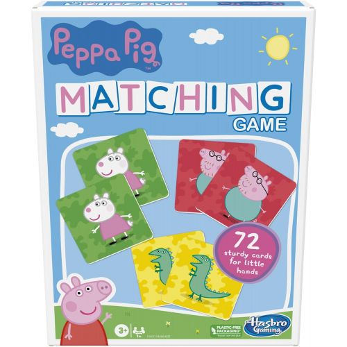 해즈브로 Hasbro Gaming Peppa Pig Matching Game for Kids Ages 3 and Up, Fun Preschool Game for 1+ Players