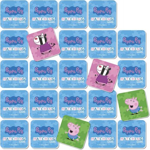 해즈브로 Hasbro Gaming Peppa Pig Matching Game for Kids Ages 3 and Up, Fun Preschool Game for 1+ Players