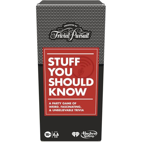 해즈브로 Hasbro Gaming Trivial Pursuit Game: Stuff You Should Know Edition, Trivia Questions Inspired by the Stuff You Should Know Podcast, Game for Ages 16 and Up