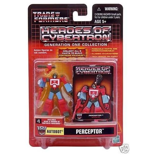 해즈브로 Hasbro transformers heroes of cybertron PERCEPTOR pvc figure with trading card