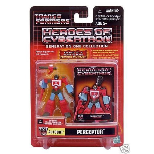 해즈브로 Hasbro transformers heroes of cybertron PERCEPTOR pvc figure with trading card