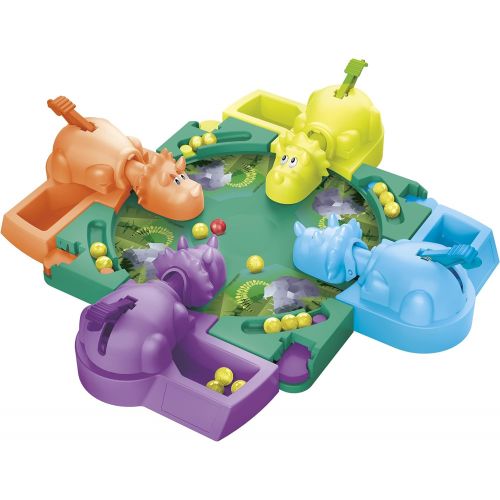 해즈브로 Hasbro Gaming Hungry Hungry Hippos Dino Edition Board Game, Pre-School Game for Ages 4 and Up; For 2 to 4 Players (Amazon Exclusive)