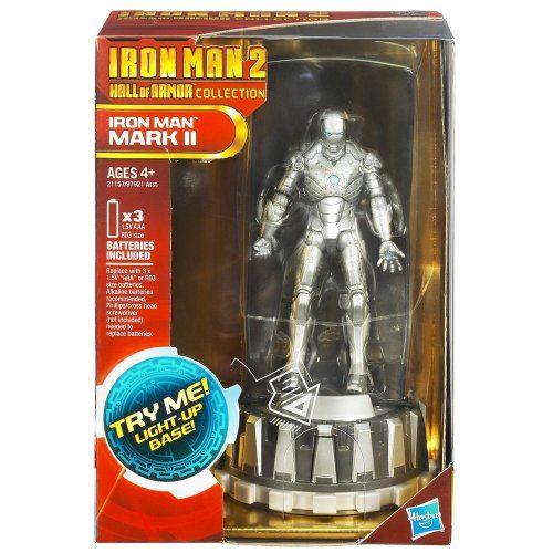 해즈브로 Hasbro Iron Man 2 Hall of Armor Collection Figure - Mark II w/Base