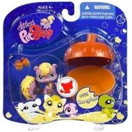 Hasbro Littlest Pet Shop 2009 Assortment B Series 4 Collectible Figure Squirrel with Acorn