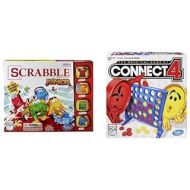 Hasbro Scrabble Junior Game and Connect 4 Game Bundle