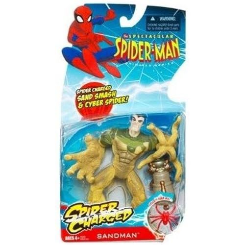 해즈브로 Hasbro Spectacular Spider-Man Animated Action Figure Sandman (Spider Charged!)
