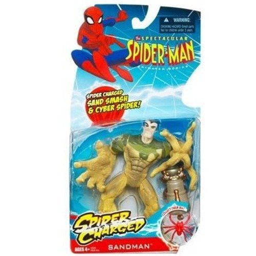 해즈브로 Hasbro Spectacular Spider-Man Animated Action Figure Sandman (Spider Charged!)