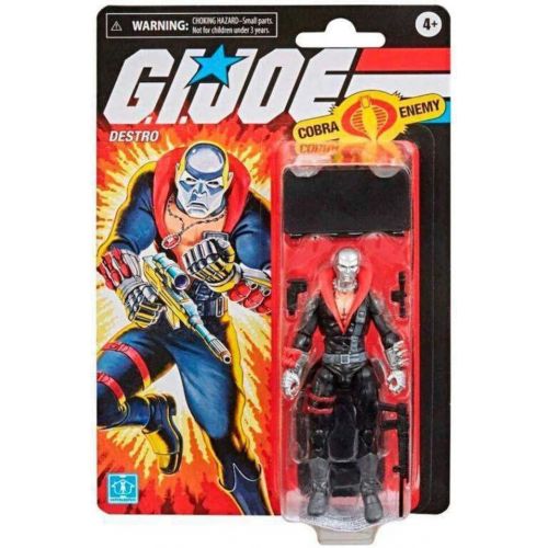 해즈브로 Hasbro G.I. Joe Retro Collection - Destro Collectible Action Figure 3.75 inch Scale (Exclusive)