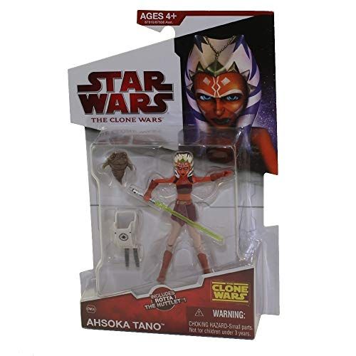 해즈브로 Hasbro Star Wars Clone Wars Ahsoka Tano with Rotta the Huttlet 3-3/4 Inch Scale Acti...