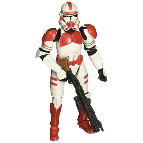 해즈브로 Hasbro Star Wars - Revenge of the Sith Clone Trooper (Quick-Draw Attack!) (Red) Shock Trooper